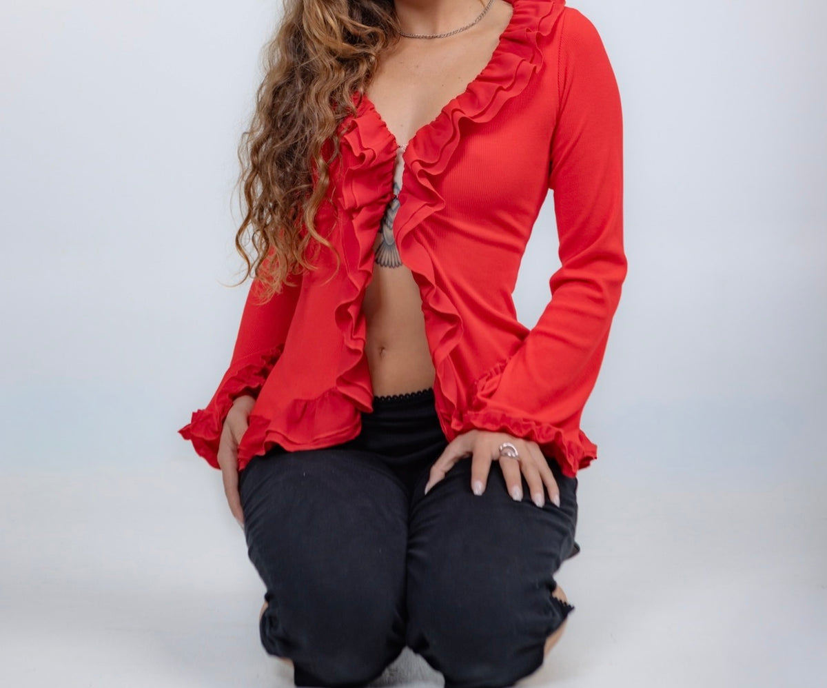 The Anastasia Ruffle Top
