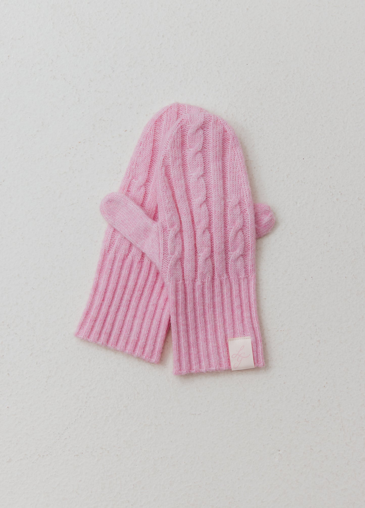LG MITTENS Baby pink