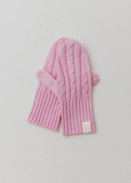LG MITTENS Baby pink